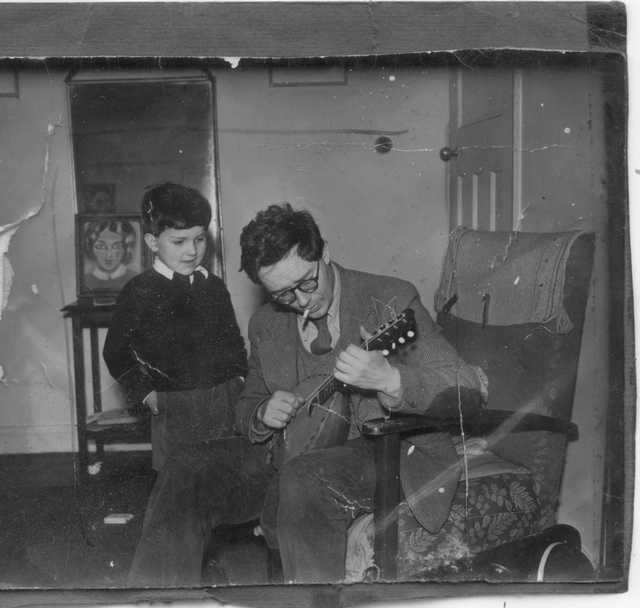 J.Collins and dad 1951