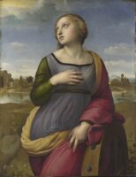 Raphael Saint Catherine of Alexandria copyright The National Gallery London.