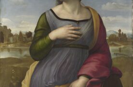 Raphael Saint Catherine of Alexandria  copyright The National Gallery London.
